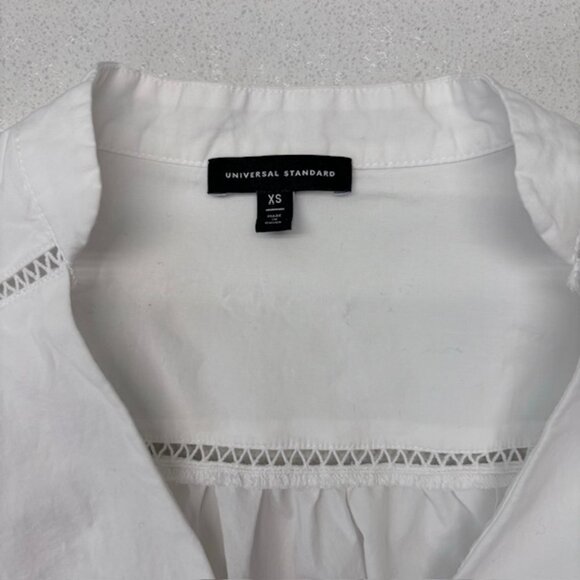 Universal Standard Saint-Honore Poplin Blouse Size XS (10-12) - Picture 8 of 8
